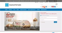 Desktop Screenshot of laspesainfamiglia.coop